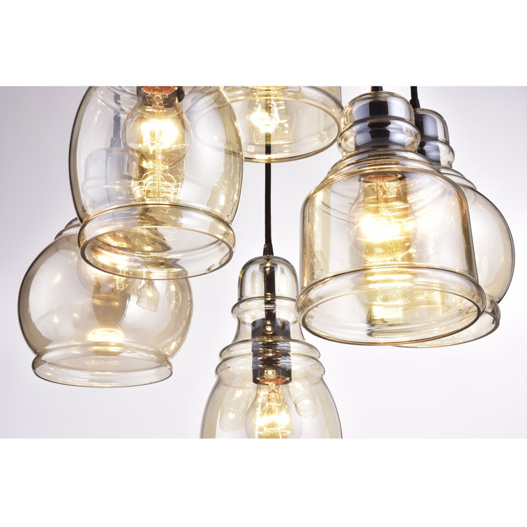 Laurel Foundry Modern Farmhouse Nickelson 6 Light Antique Black